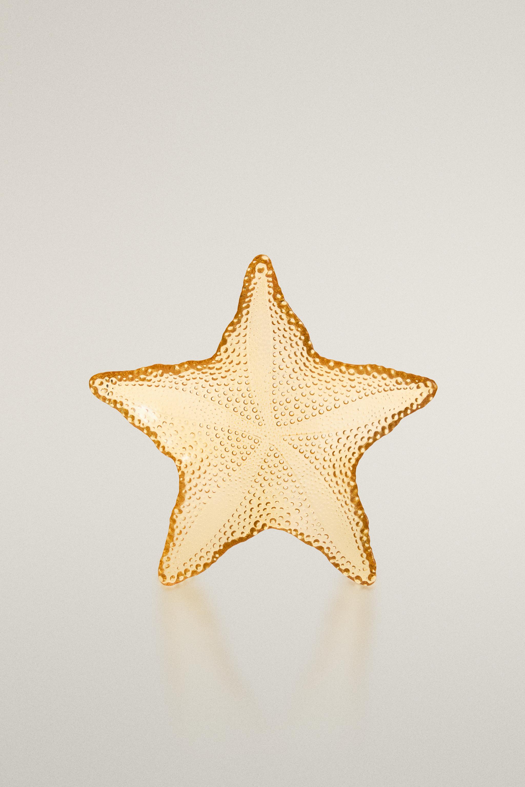 BOL ÉTOILE DE MER EN VERRE